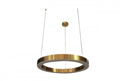 Pendant Lamp Stainless Steel Full Ring D400